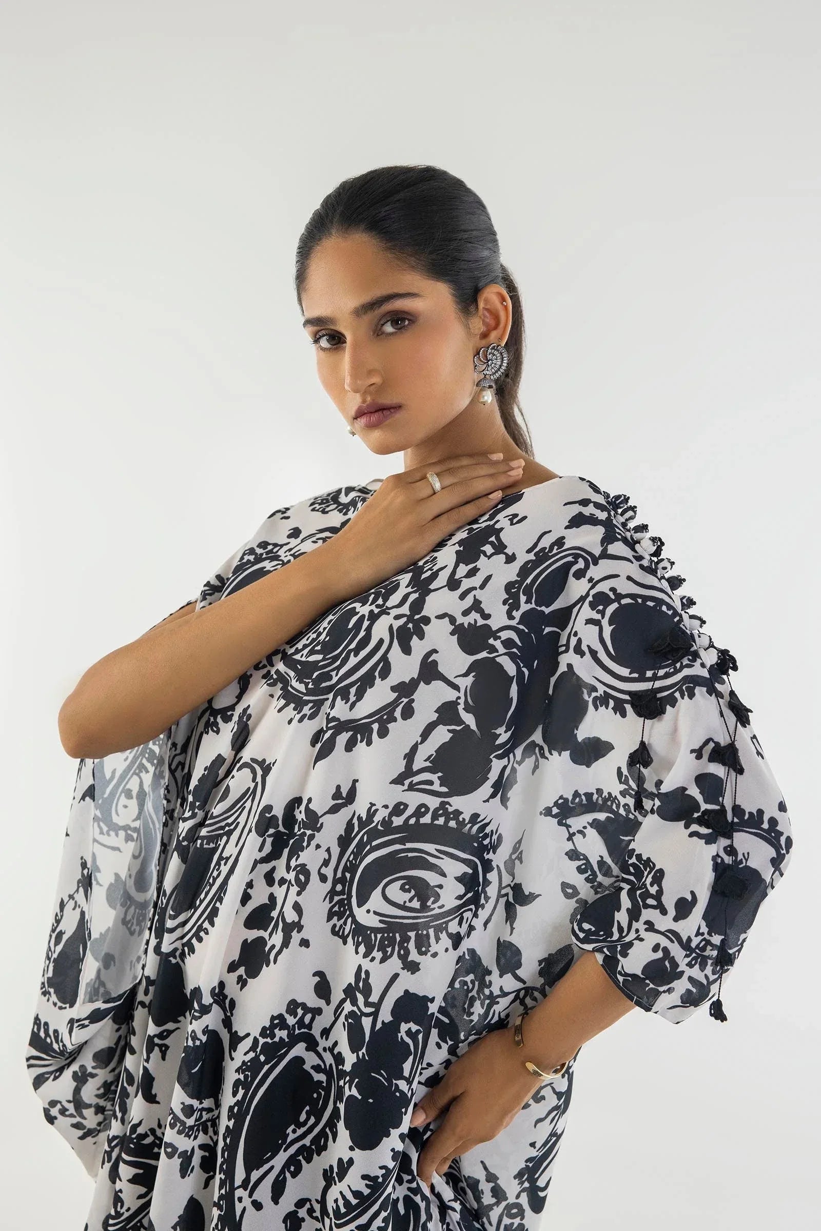 Sana Safinaz | Silk Tunics | SS24STP157 - Aqsa Fabrics
