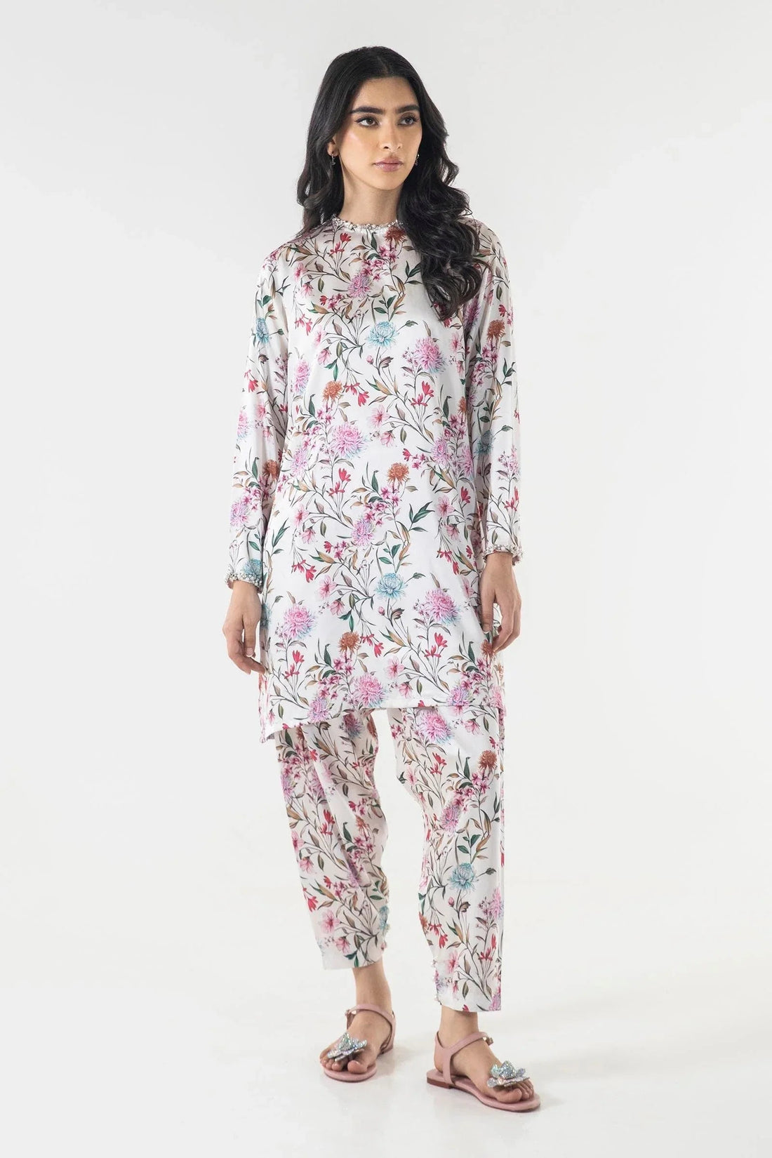 Sana Safinaz | Silk Tunics | SS24STP162P2T - Aqsa Fabrics