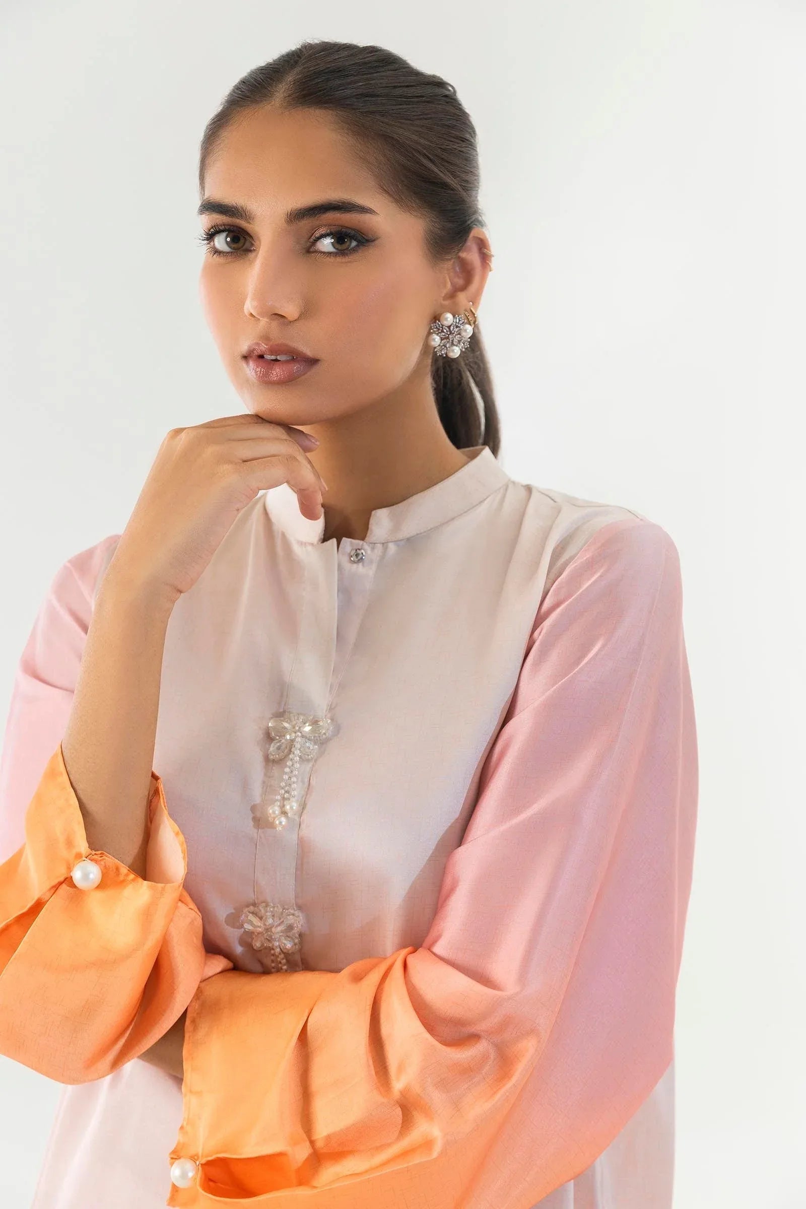 Sana Safinaz | Silk Tunics | SS24STP164P2T - Aqsa Fabrics