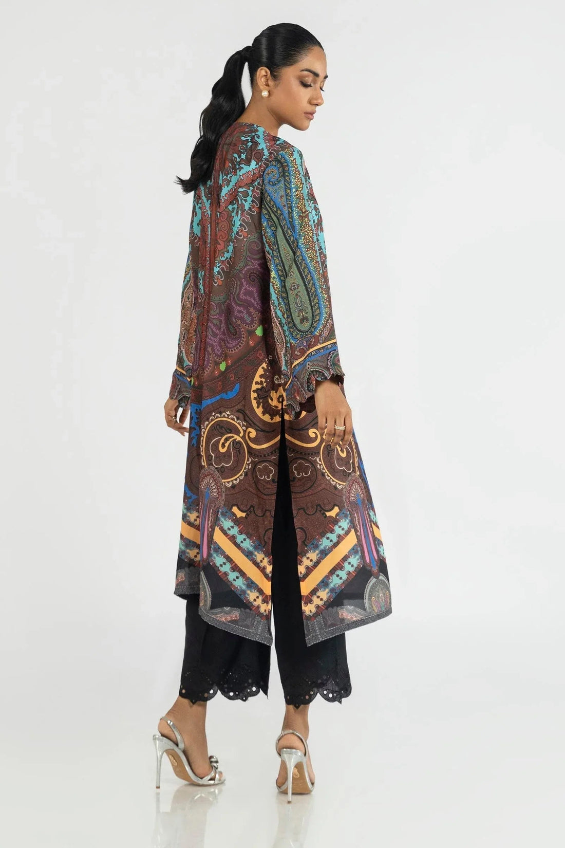 Sana Safinaz | Silk Tunics | SS24STP173 - Aqsa Fabrics