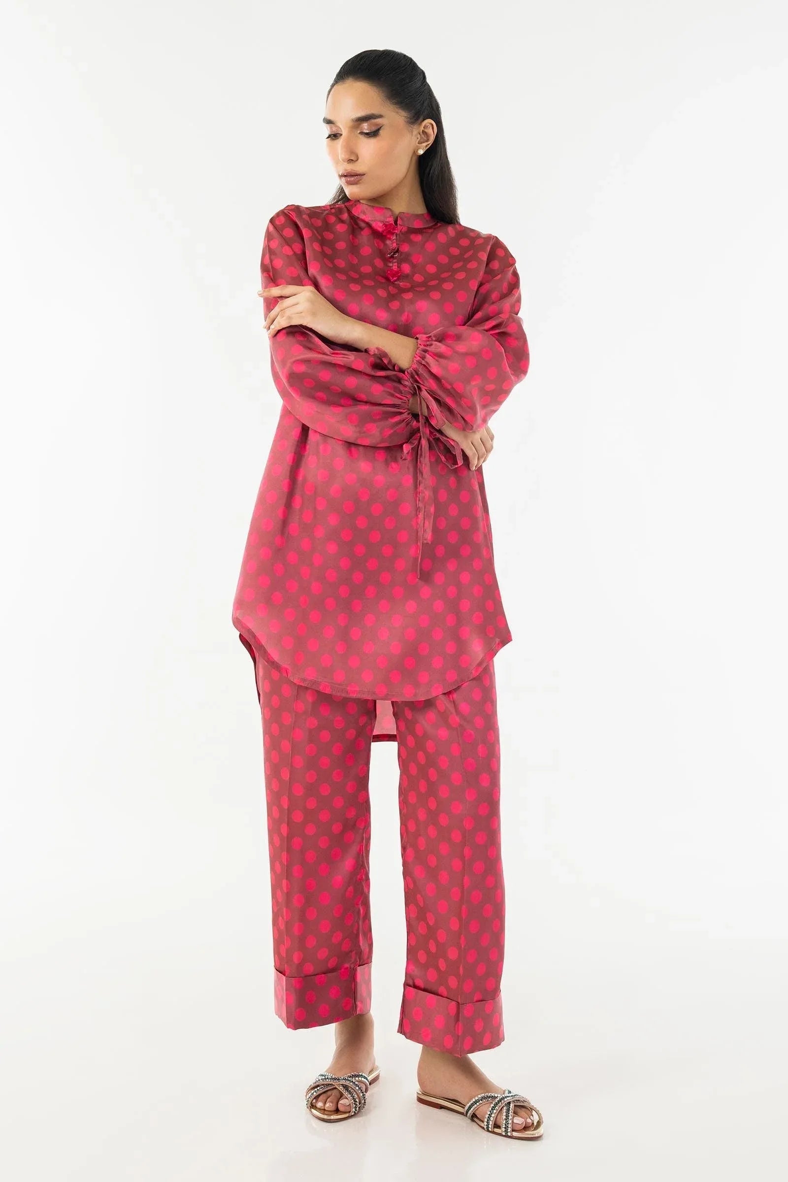 Sana Safinaz | Silk Tunics | SS24STP174P2T - Aqsa Fabrics