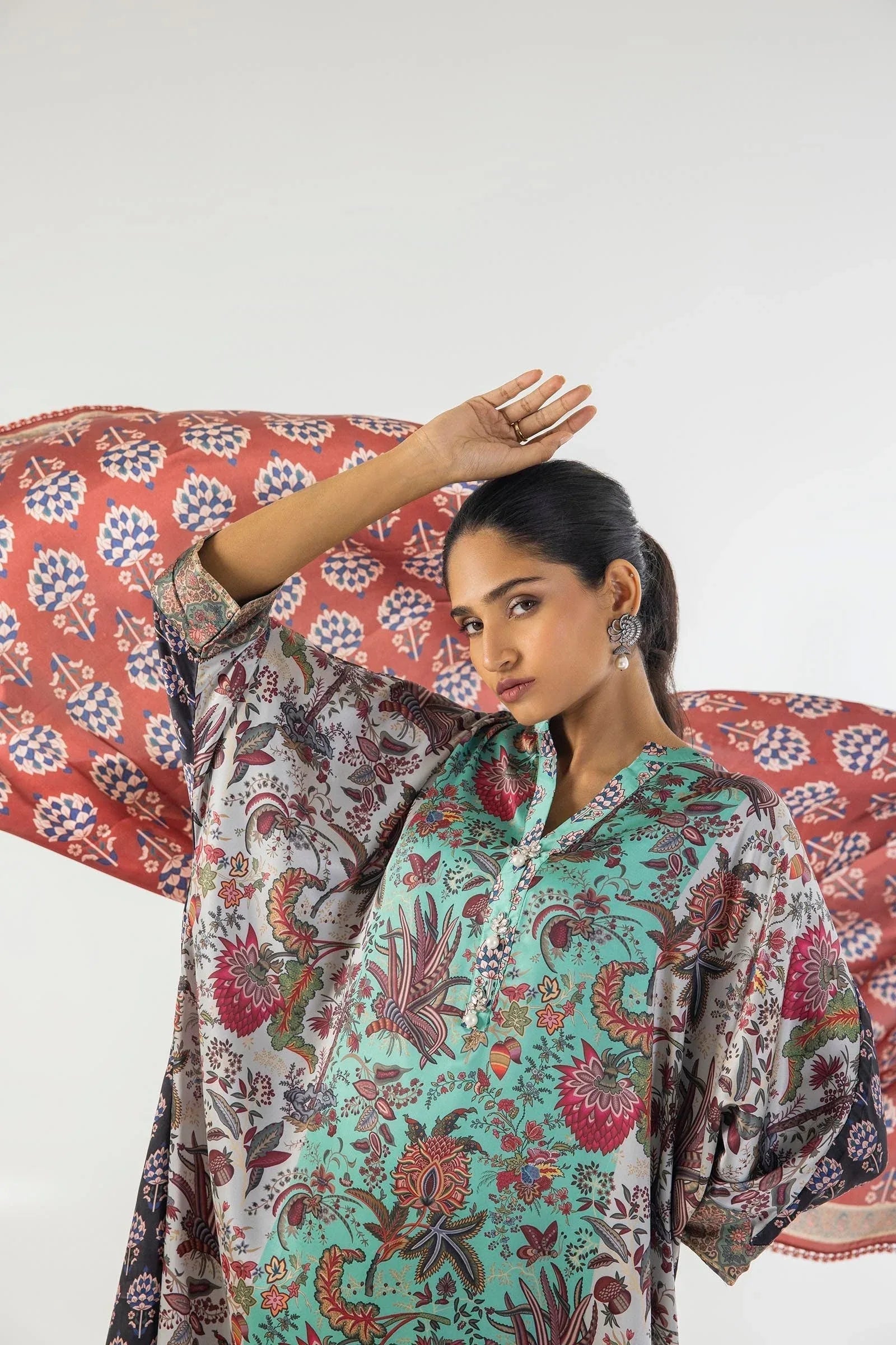 Sana Safinaz | Silk Tunics | SS24STP176P3 - Aqsa Fabrics