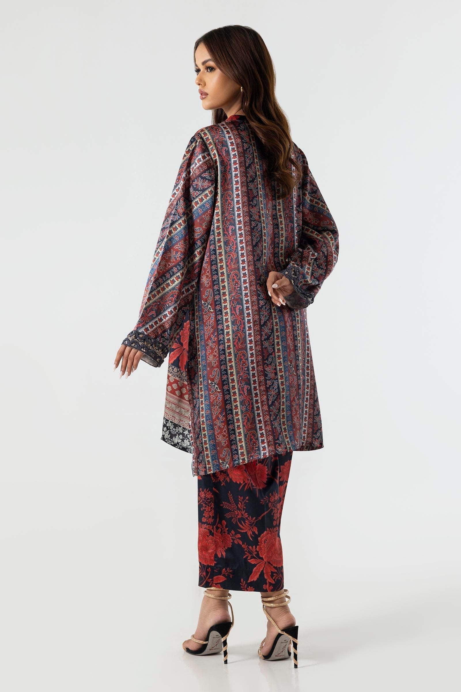 Sana Safinaz | Silk Tunics | SS24STP177P2T - Aqsa Fabrics