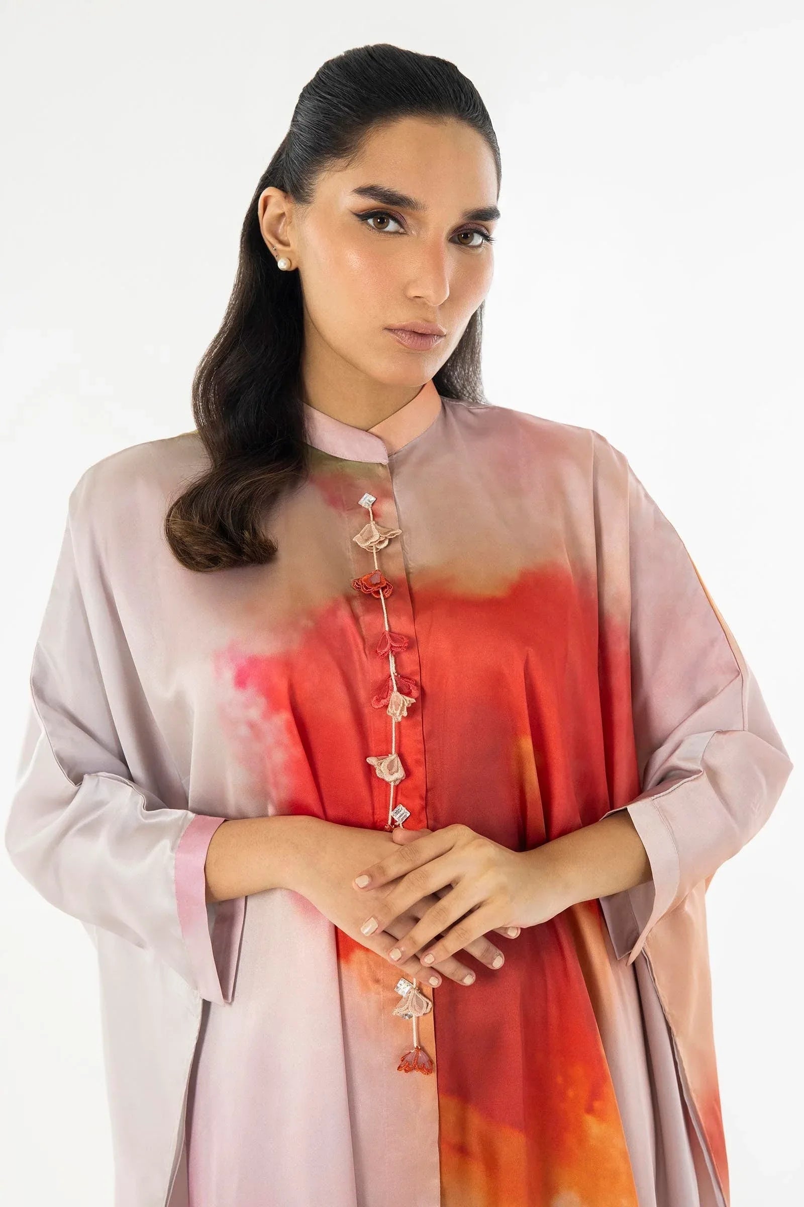 Sana Safinaz | Silk Tunics | SS24STP178P2T - Aqsa Fabrics