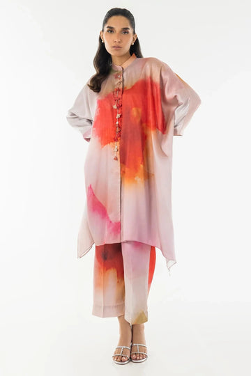 Sana Safinaz | Silk Tunics | SS24STP178P2T - Aqsa Fabrics