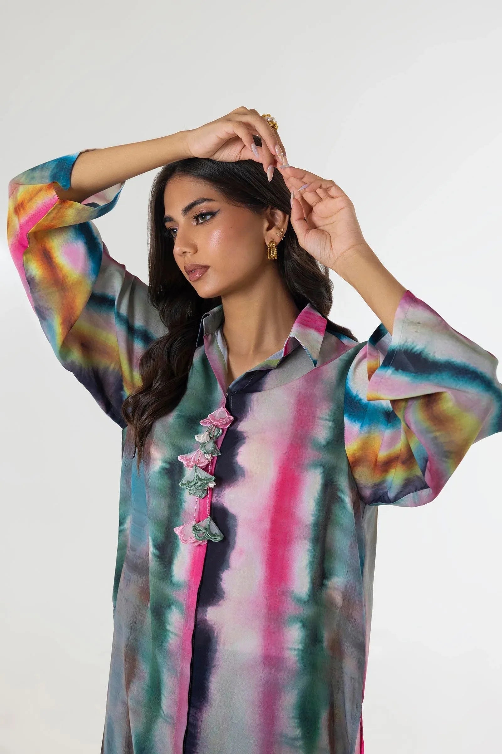 Sana Safinaz | Silk Tunics | SS24STP179 - Aqsa Fabrics