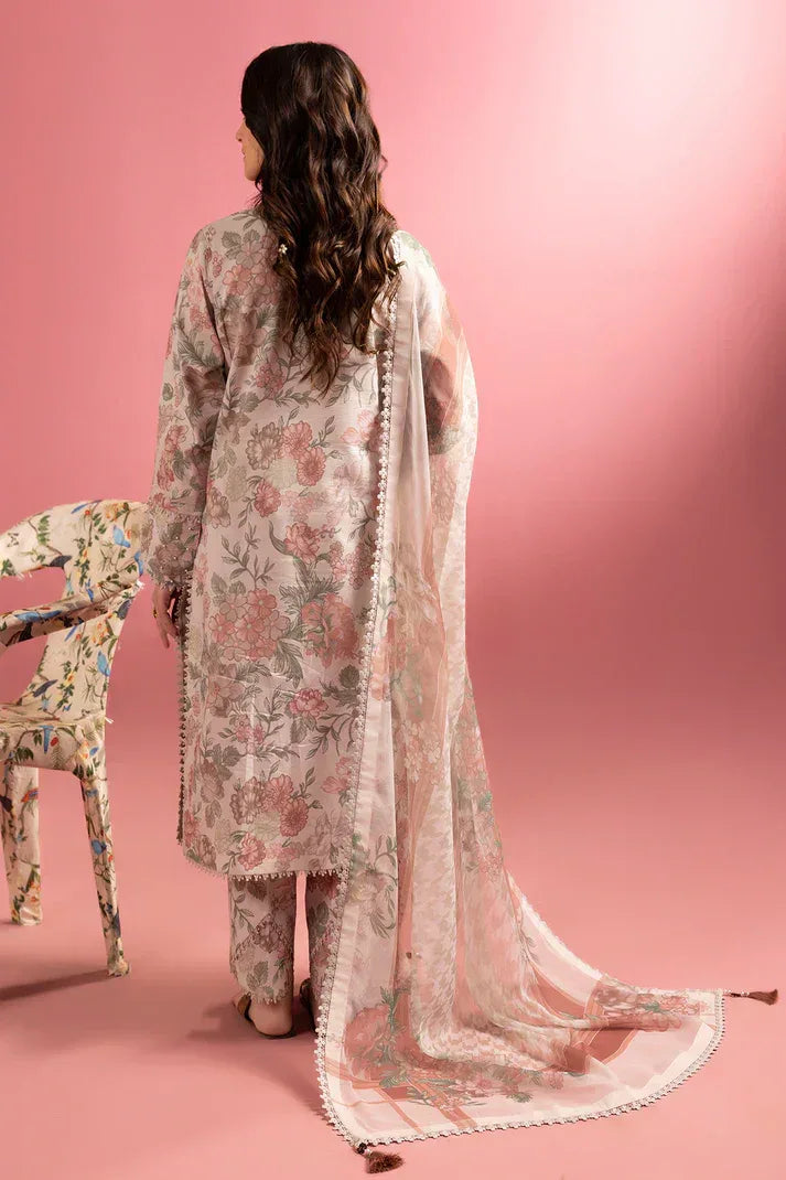 Alizeh | Sheen Lawn Prints 24 | Sunset Blush - Aqsa Fabrics