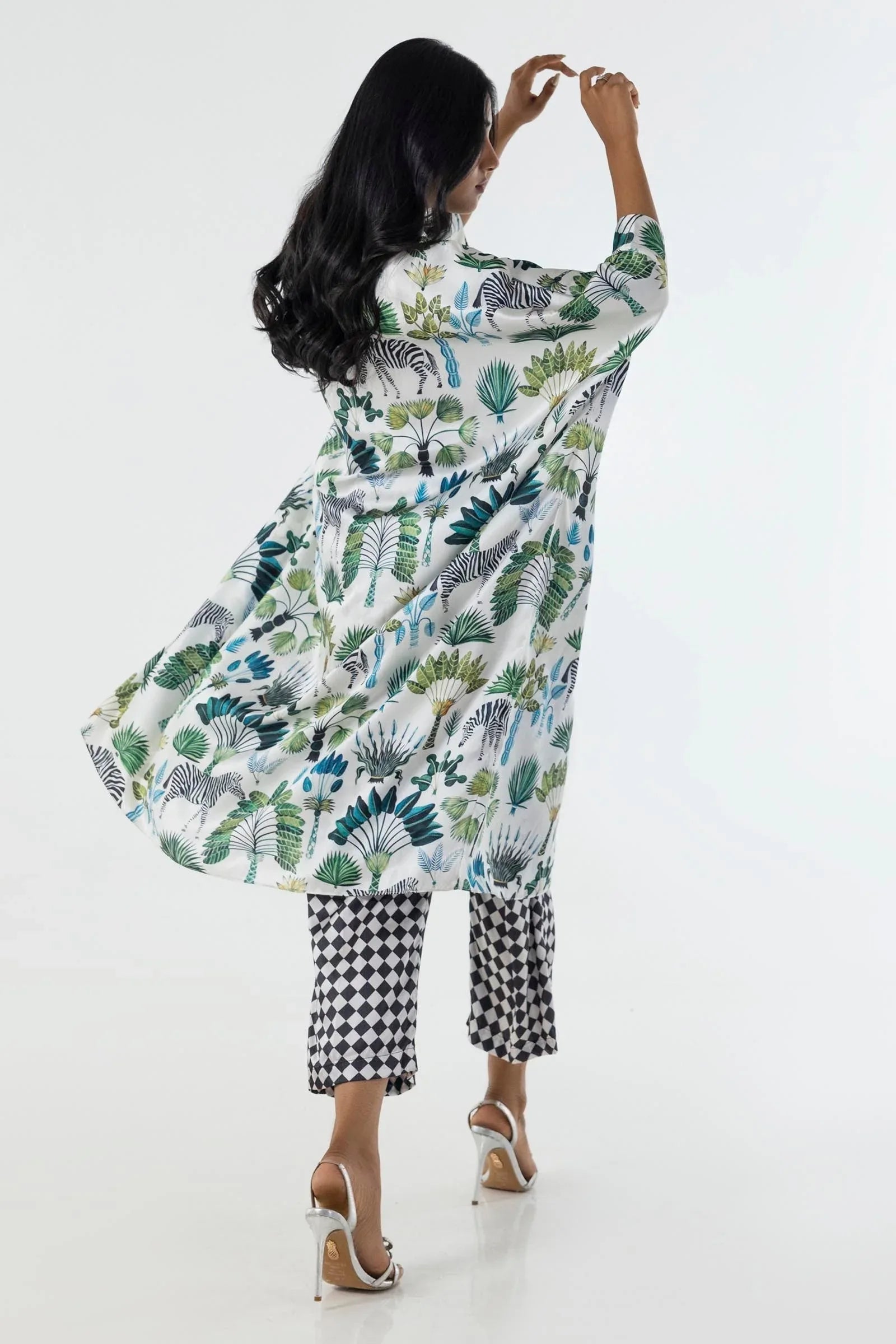 Sana Safinaz | Silk Tunics | SX24STP190P2T - Aqsa Fabrics