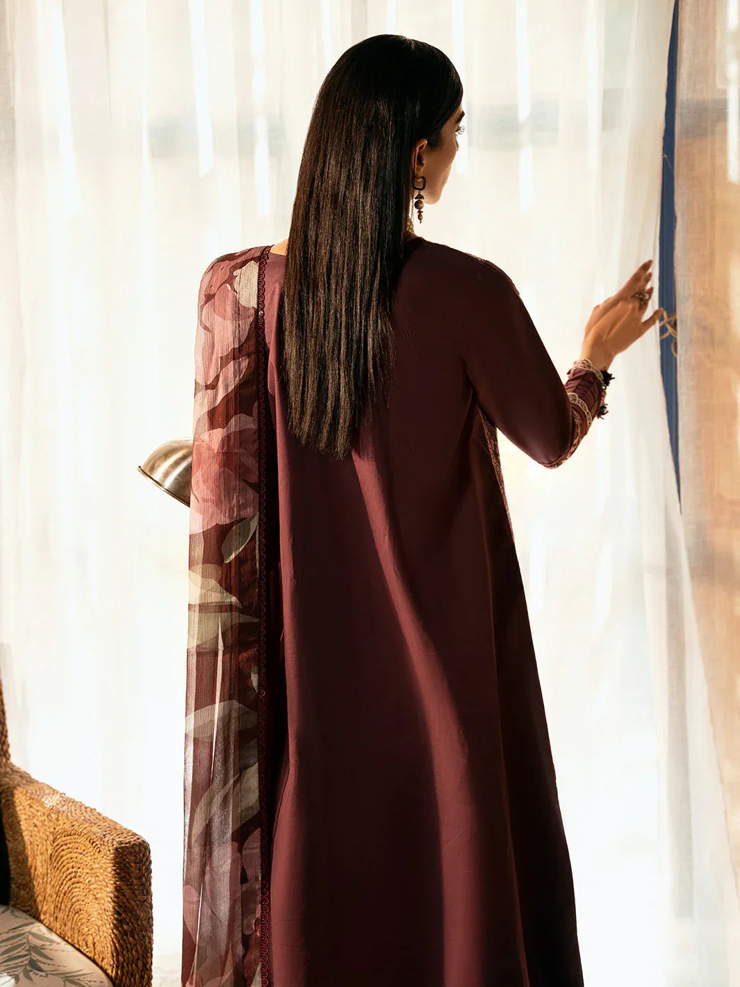 Izel | Dastak Luxury Lawn | TABEER - Aqsa Fabrics