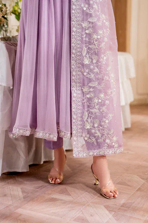 Declare | Chiffon Luxe | ORCHID LFP-1107 - Aqsa Fabrics
