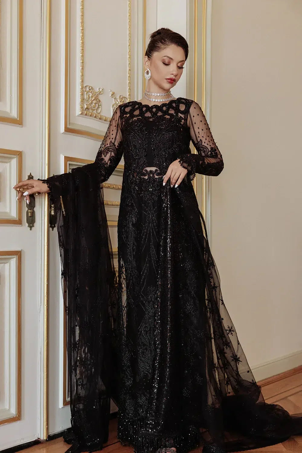 Saira Rizwan | Lumiere Festive 23 | STELA SR-05 - Aqsa Fabrics
