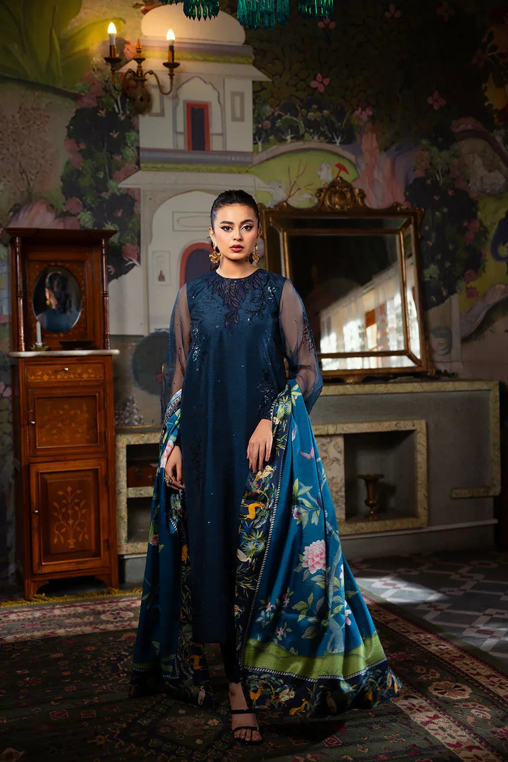 Saira Rizwan | Dahini Silk Pret | SIAN -SRLP03-25 - Aqsa Fabrics