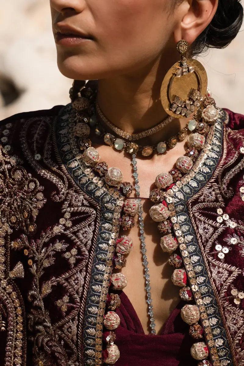 Sana Safinaz | Winter Luxury 23 | V231-003-CP - Aqsa Fabrics