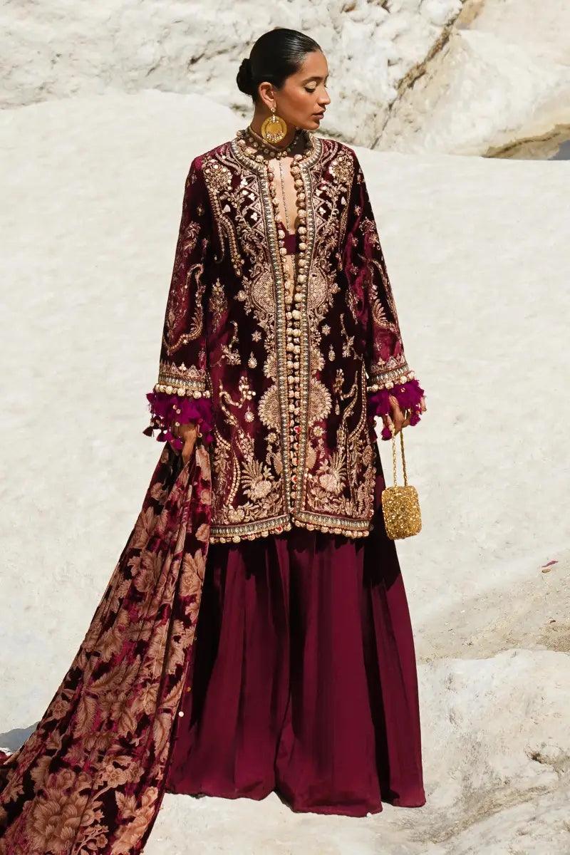 Sana Safinaz | Winter Luxury 23 | V231-003-CP - Aqsa Fabrics