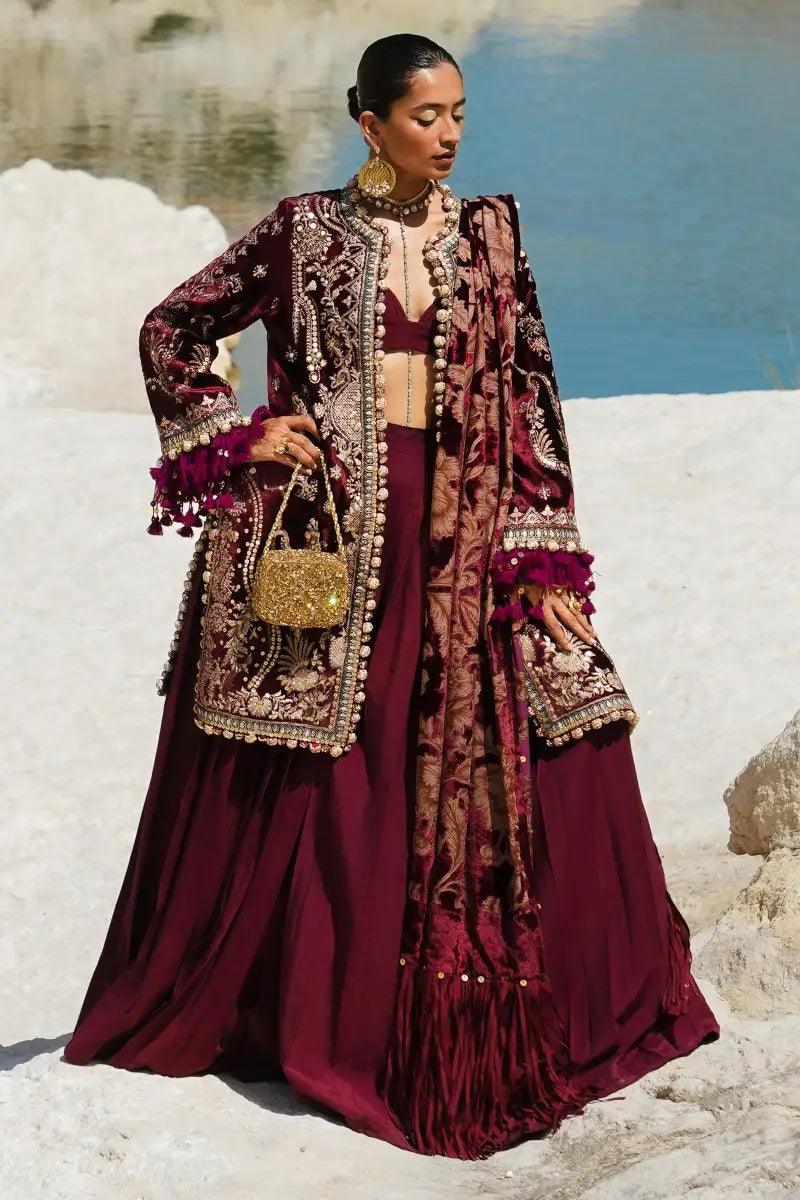 Sana Safinaz | Winter Luxury 23 | V231-003-CP - Aqsa Fabrics