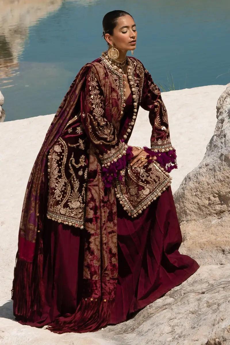 Sana Safinaz | Winter Luxury 23 | V231-003-CP - Aqsa Fabrics