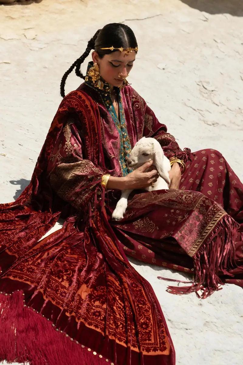 Sana Safinaz | Winter Luxury 23 | V231-006-CO - Aqsa Fabrics