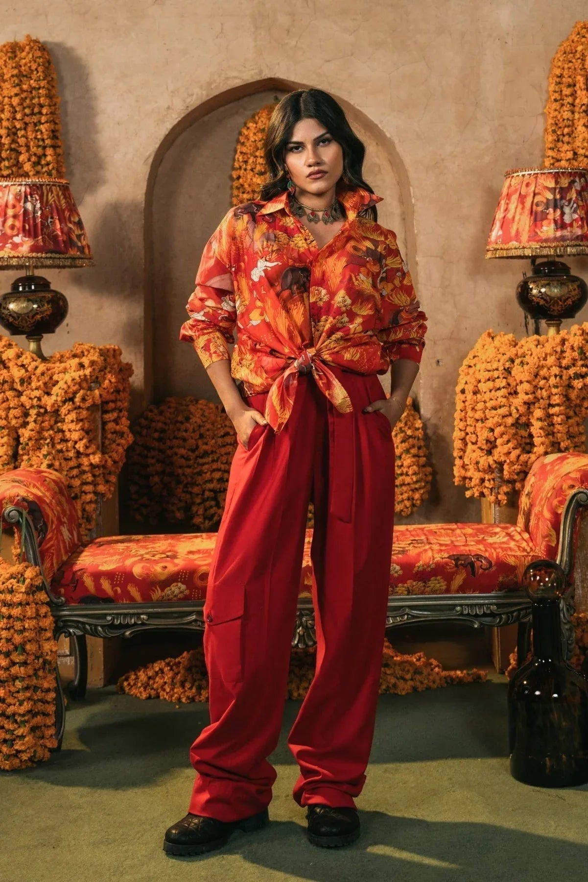 Fahad Hussayn | Lawn Banger | Vameq - Aqsa Fabrics