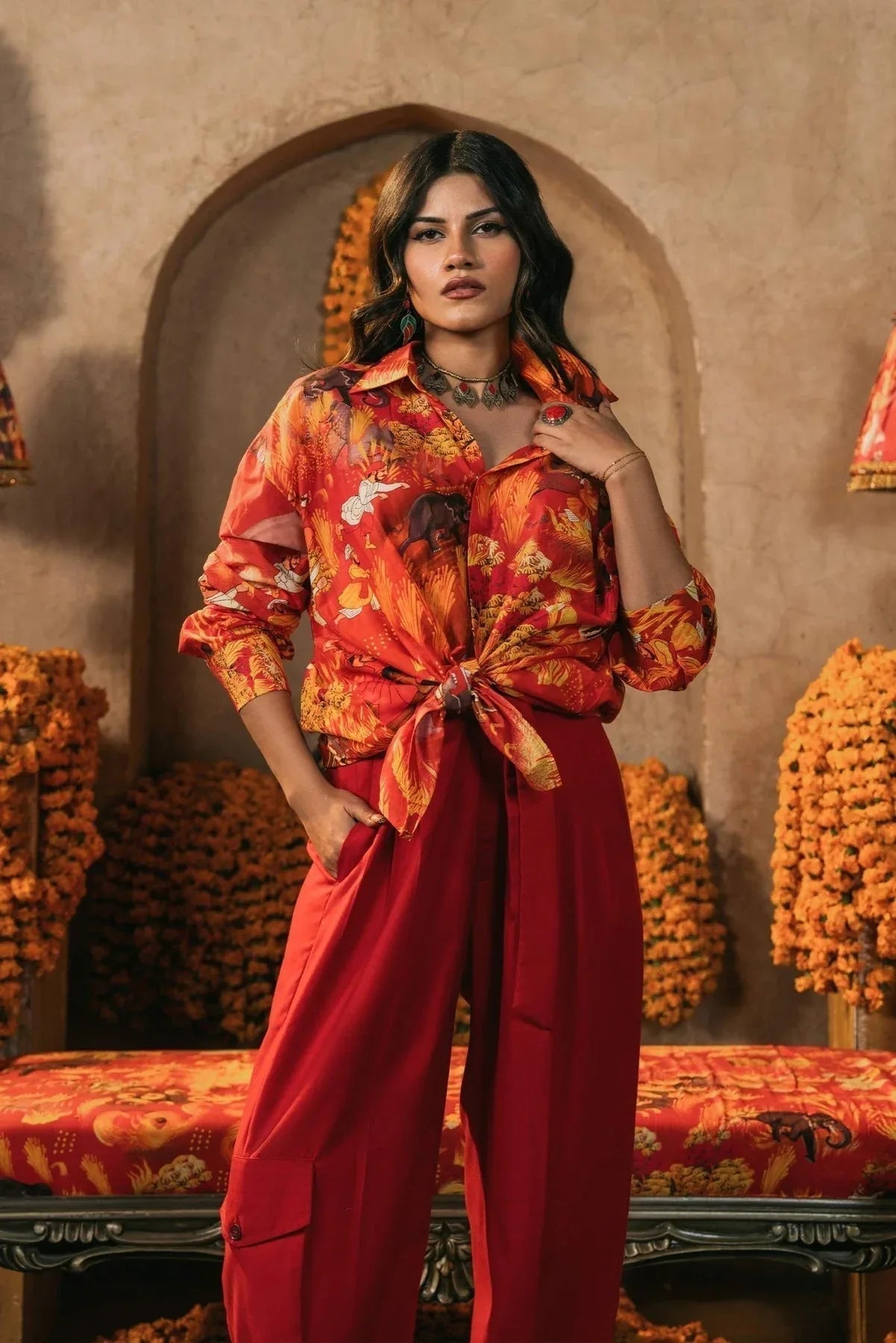 Fahad Hussayn | Lawn Banger | Vameq - Aqsa Fabrics
