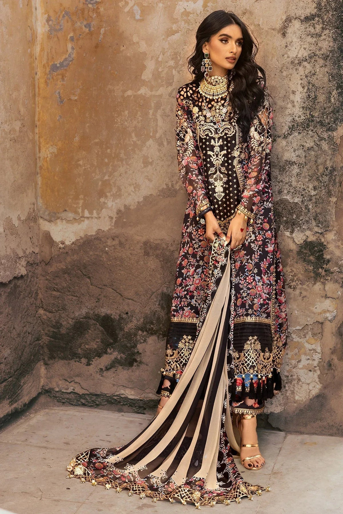 Charizma | Vasl Chiffon Collection | VSL25-09 - Aqsa Fabrics