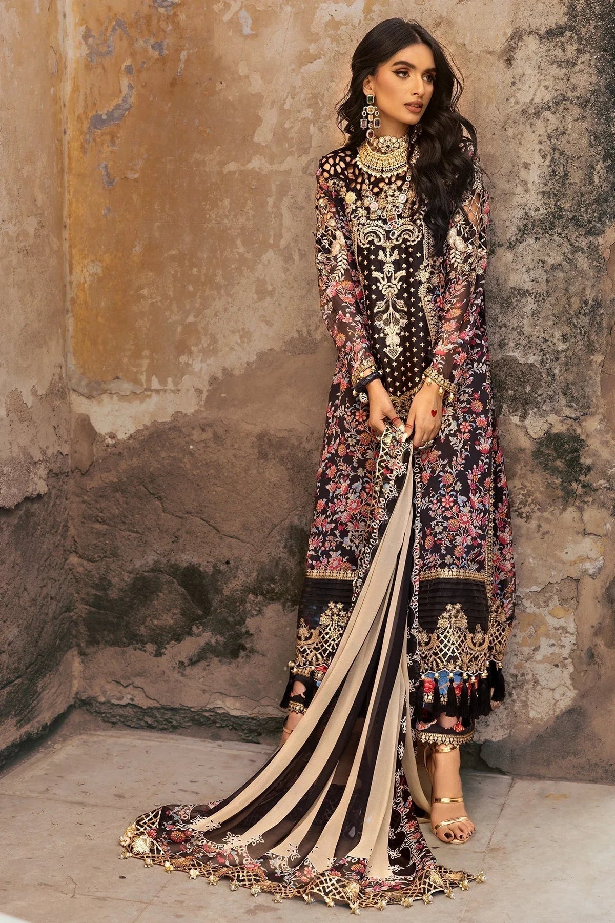 Charizma | Vasl Chiffon Collection | VSL25-09 - Aqsa Fabrics
