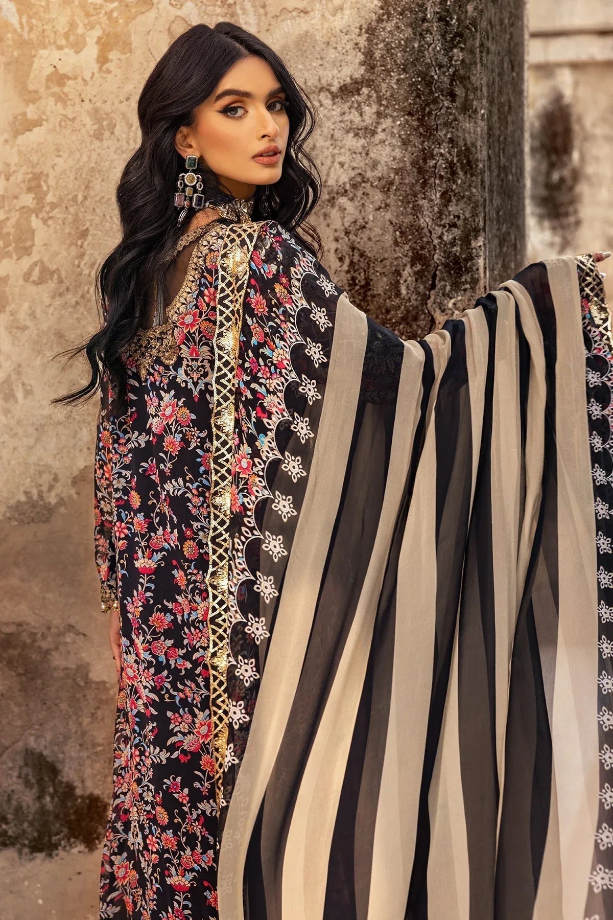 Charizma | Vasl Chiffon Collection | VSL25-09 - Aqsa Fabrics