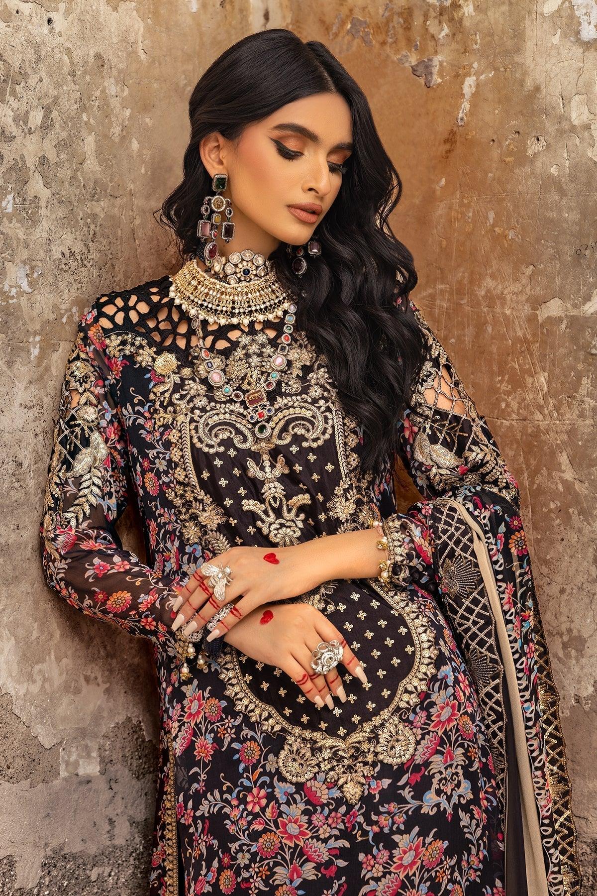 Charizma | Vasl Chiffon Collection | VSL25-09 - Aqsa Fabrics