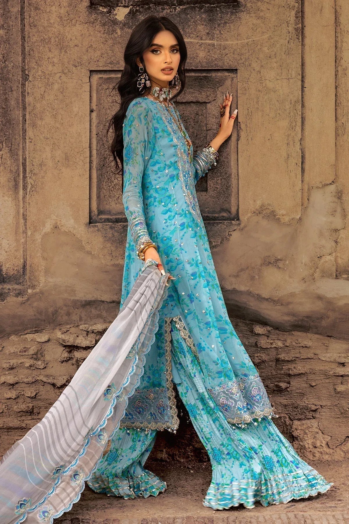 Charizma | Vasl Chiffon Collection | VSL25-10 - Aqsa Fabrics