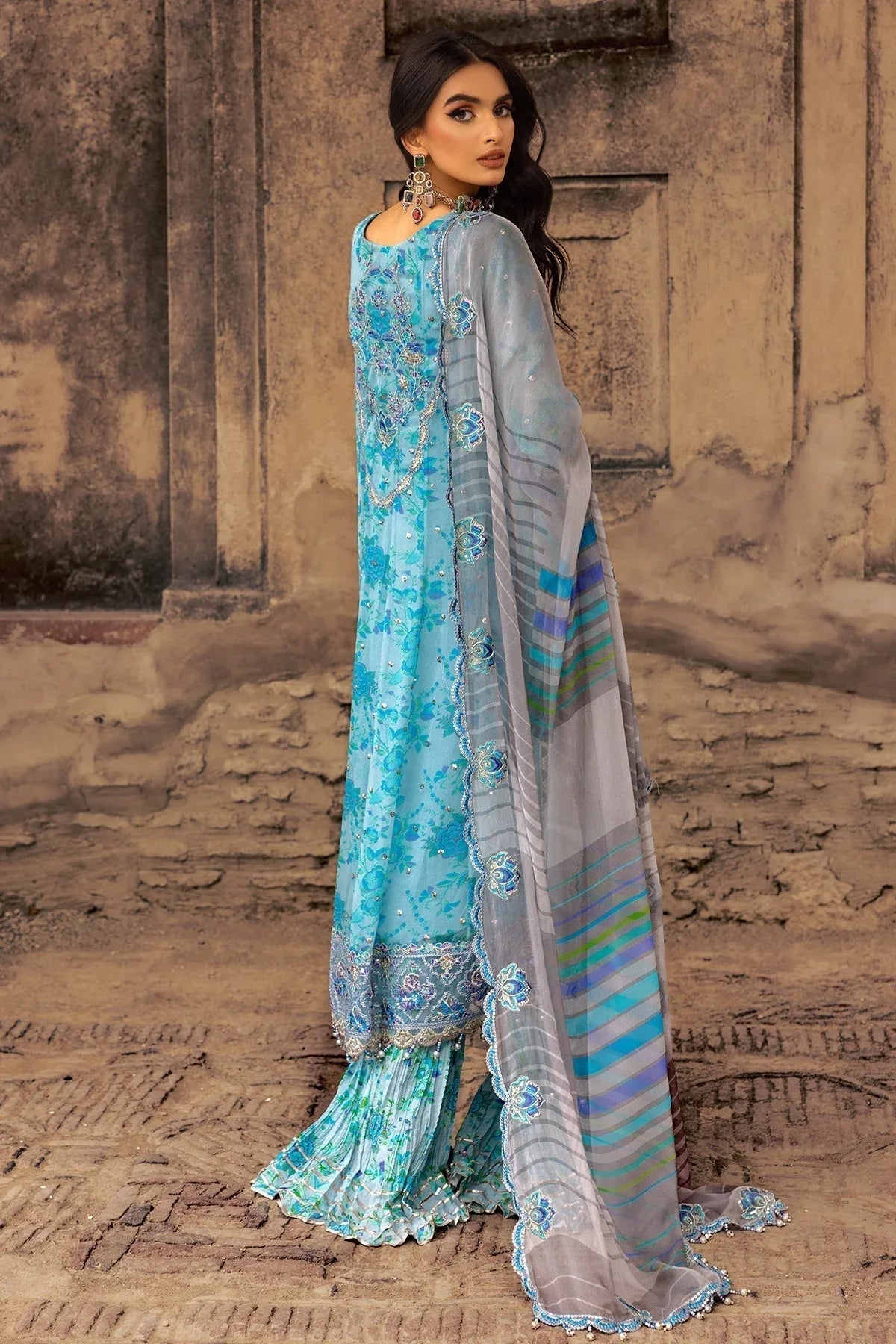 Charizma | Vasl Chiffon Collection | VSL25-10 - Aqsa Fabrics