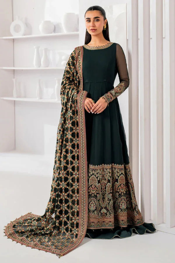 Jazmin | Formals Collection | CHIFFON UC-3053 - Aqsa Fabrics