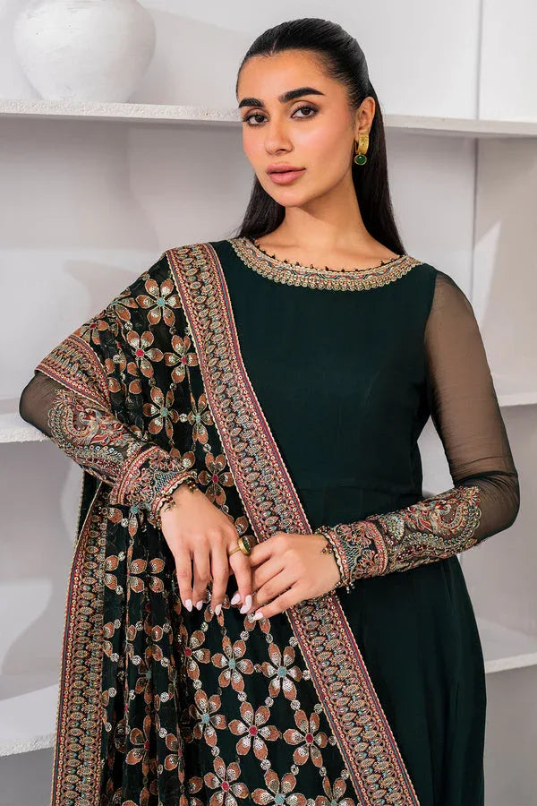 Jazmin | Formals Collection | CHIFFON UC-3053 - Aqsa Fabrics