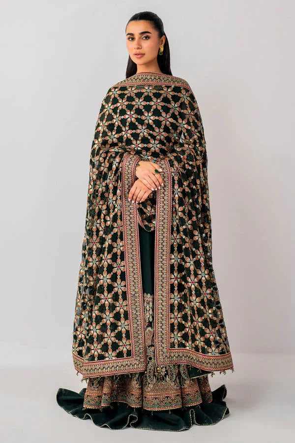 Jazmin | Formals Collection | CHIFFON UC-3053 - Aqsa Fabrics