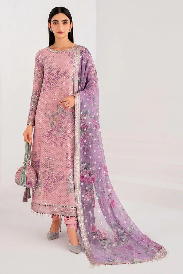 Jazmin | Formals Collection | CHIFFON UC-3061 - Aqsa Fabrics
