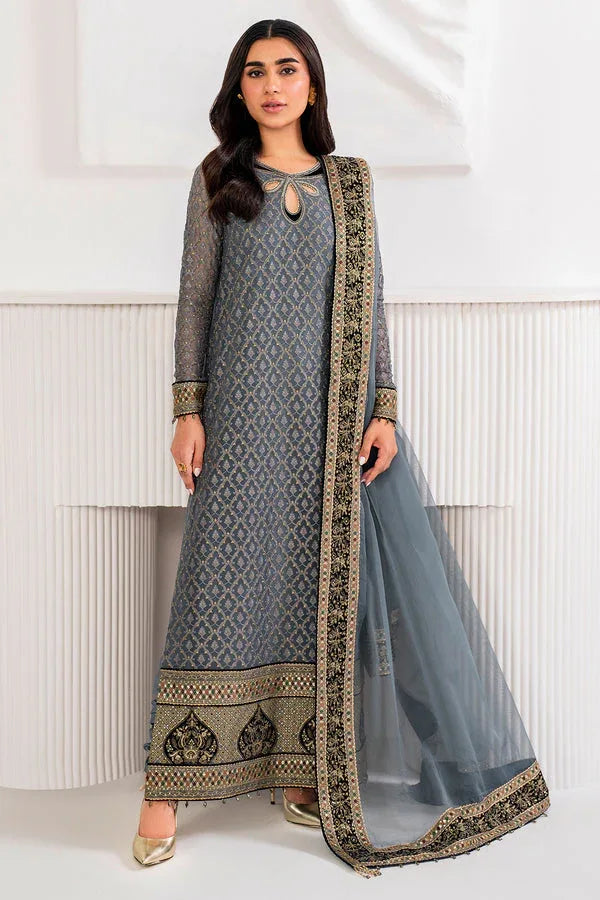 Jazmin | Formals Collection | CHIFFON UC-3058 - Aqsa Fabrics