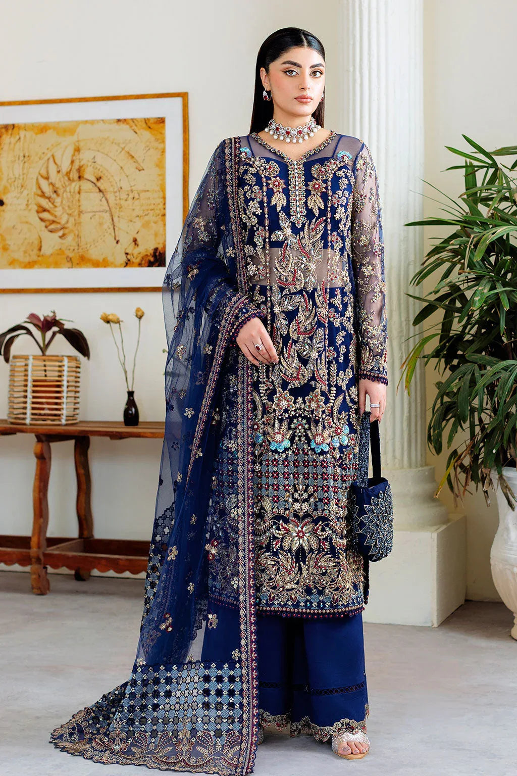 Ramsha | Luxury Wedding Collection |H-507 - Aqsa Fabrics
