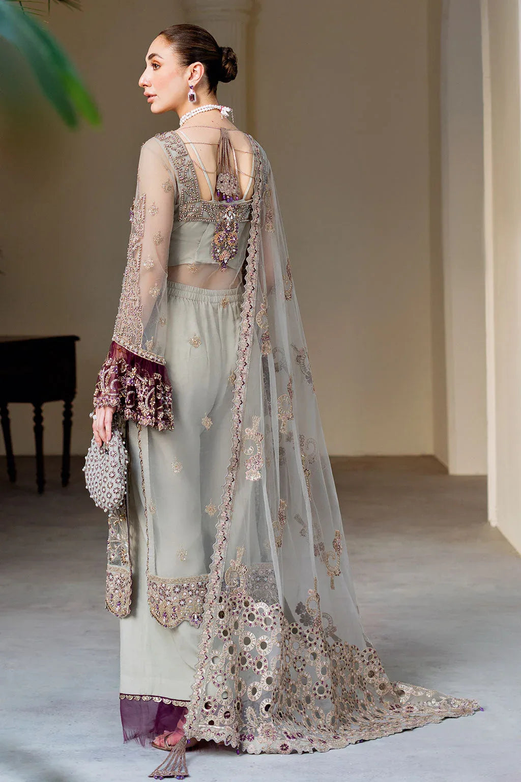 Ramsha | Luxury Wedding Collection |H-502 - Aqsa Fabrics