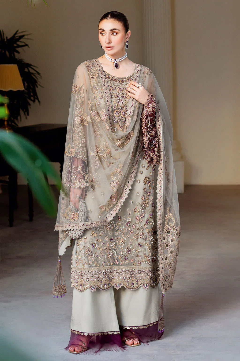 Ramsha | Luxury Wedding Collection |H-502 - Aqsa Fabrics