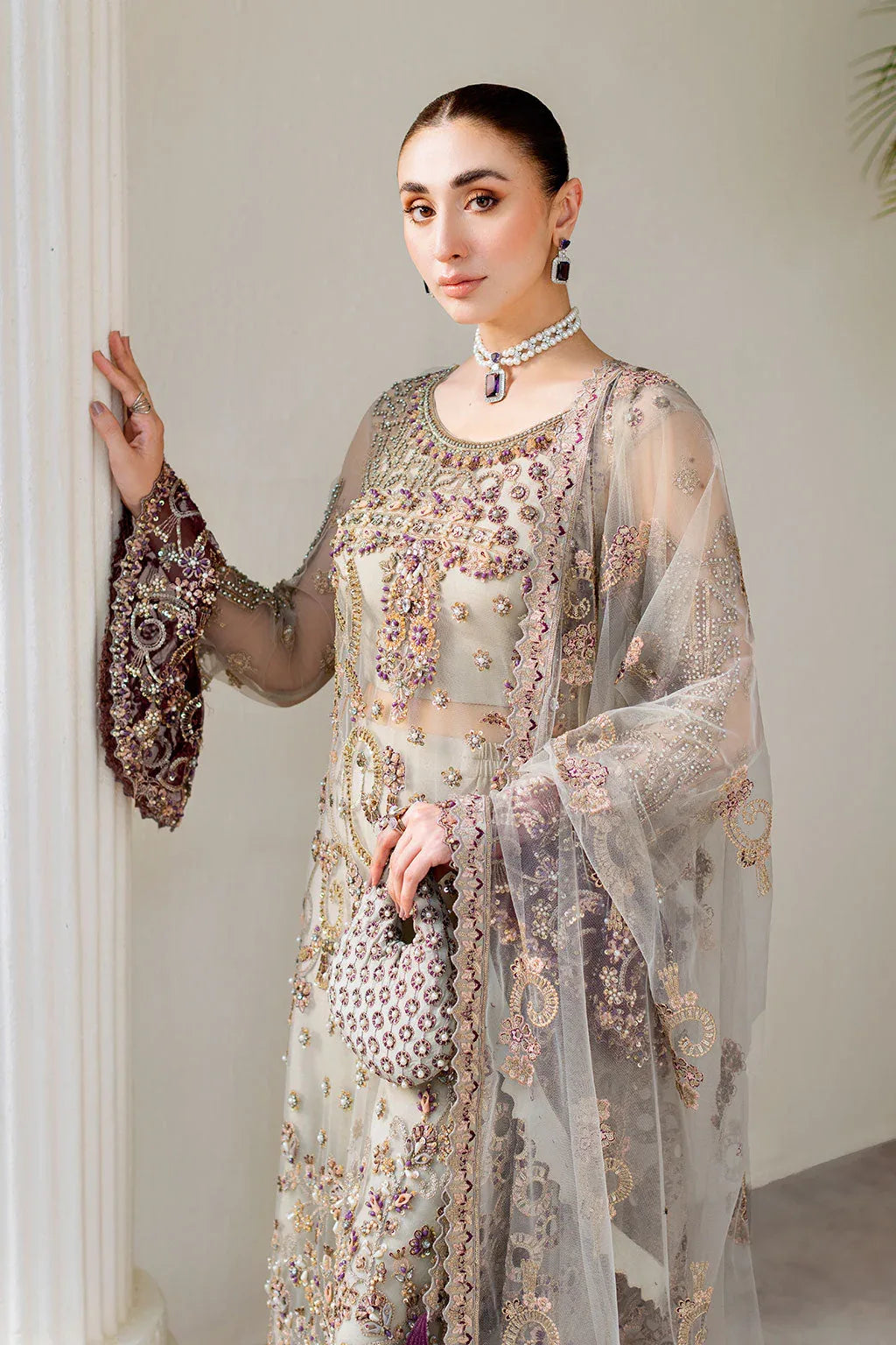 Ramsha | Luxury Wedding Collection |H-502 - Aqsa Fabrics