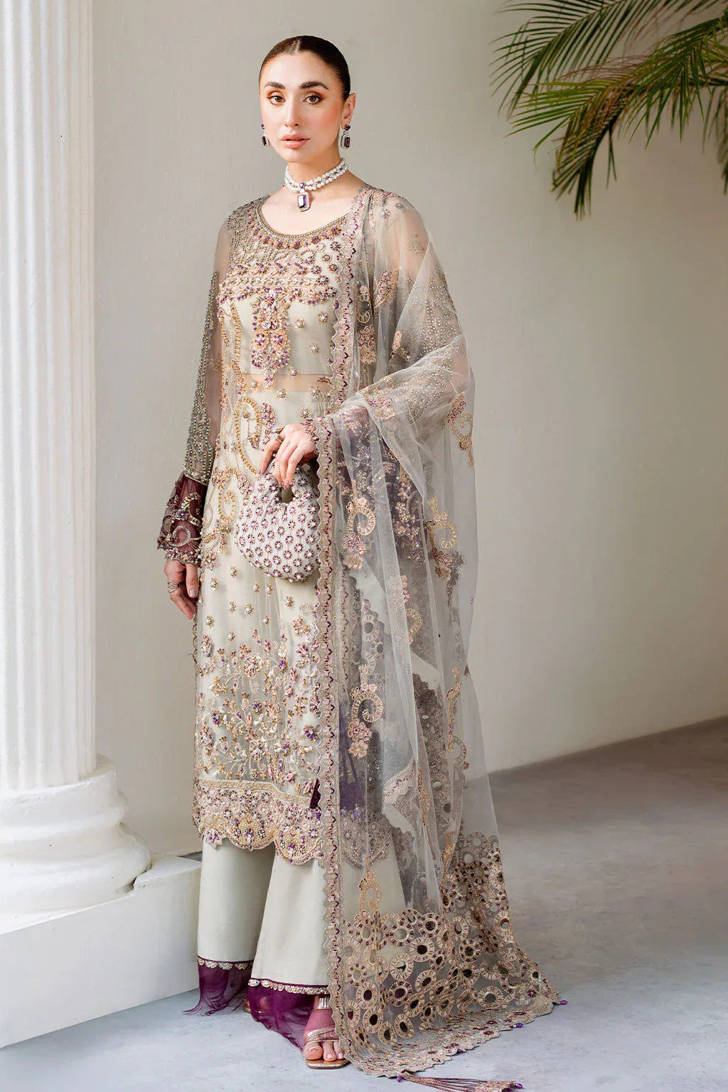Ramsha | Luxury Wedding Collection |H-502 - Aqsa Fabrics