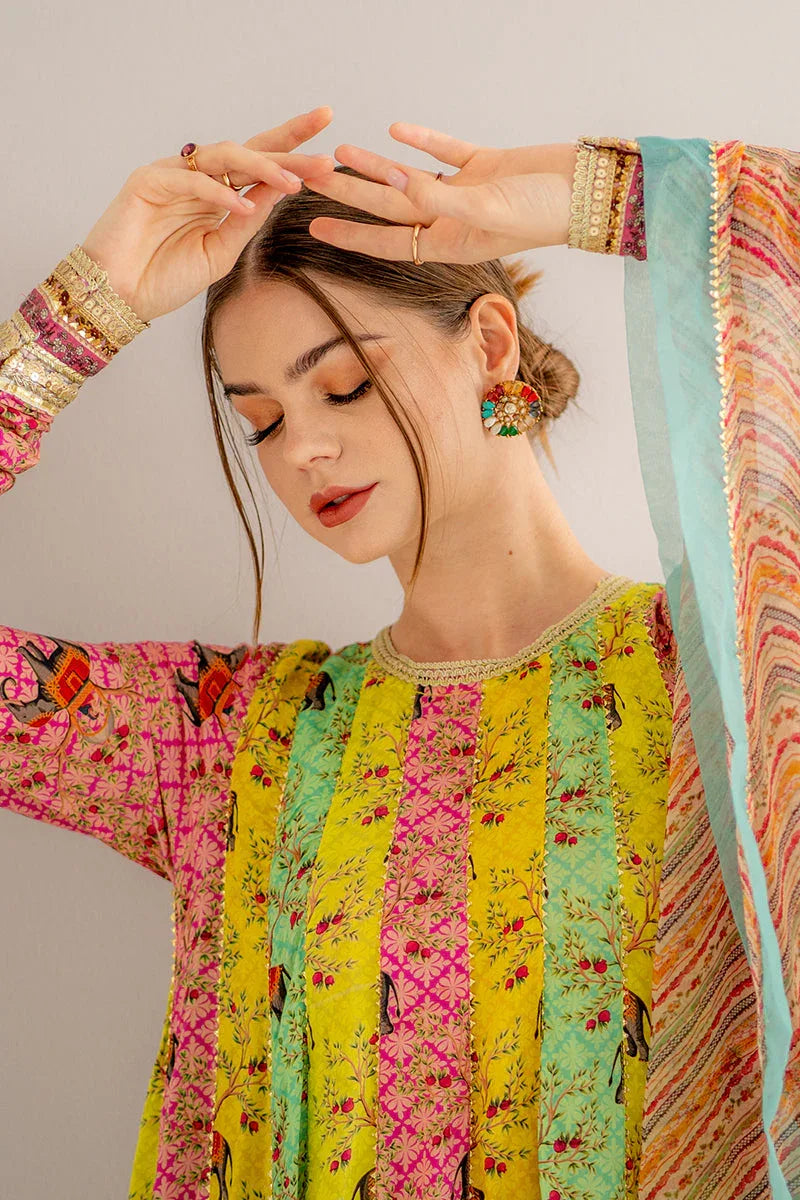 Ego | Diva Premium | MUGHAL 3 PIECE - Aqsa Fabrics