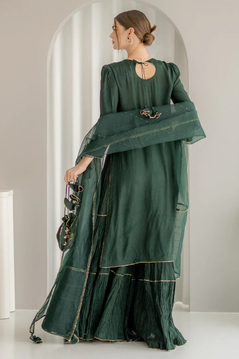Ego | Diva Premium | EMERALD 3 PIECE - Aqsa Fabrics