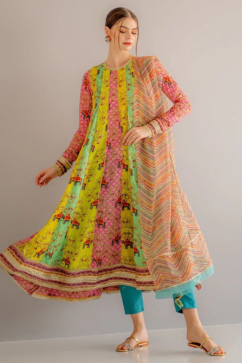 Ego | Diva Premium | MUGHAL 3 PIECE - Aqsa Fabrics