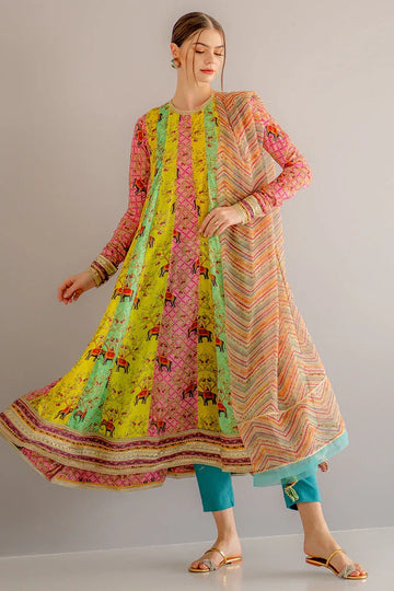 Ego | Diva Premium | MUGHAL 3 PIECE - Aqsa Fabrics