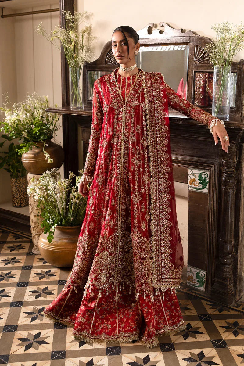 Afrozeh | Dastangoi 25 | Tearose - Aqsa Fabrics