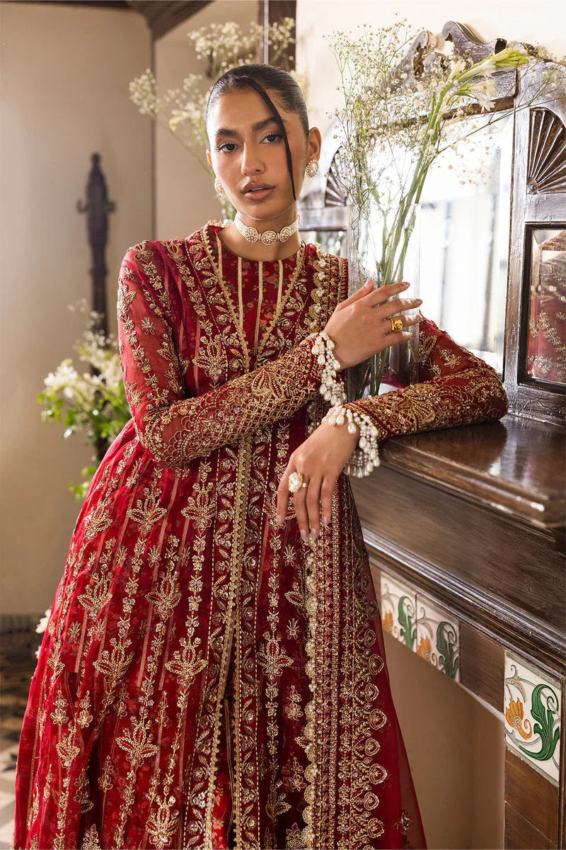 Afrozeh | Dastangoi 25 | Tearose - Aqsa Fabrics