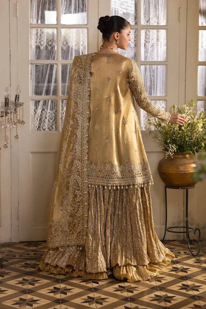 Afrozeh | Dastangoi 25 | Goldveil - Aqsa Fabrics