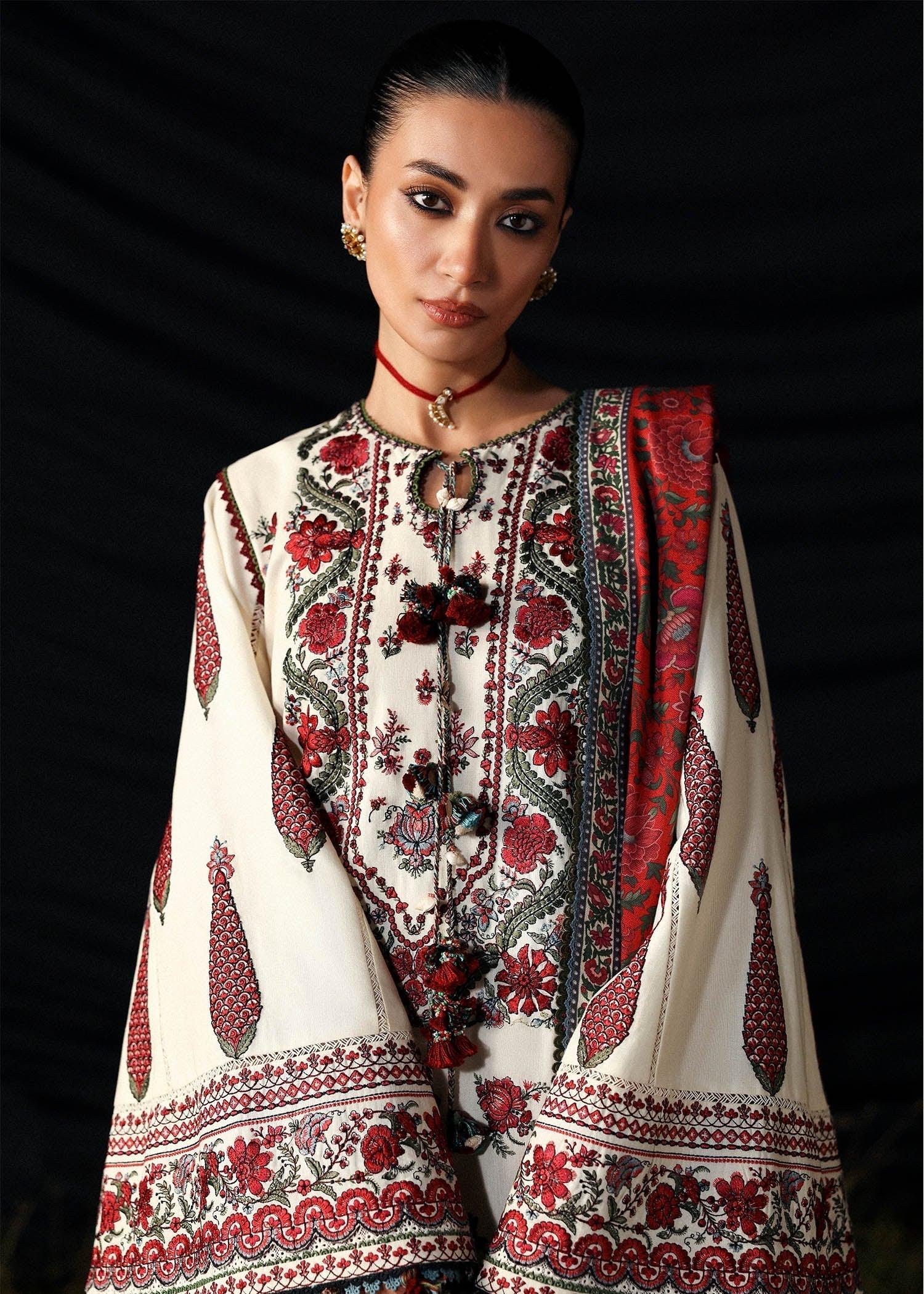 Hussain Rehar | Khaddar 25 | Gulban - Aqsa Fabrics