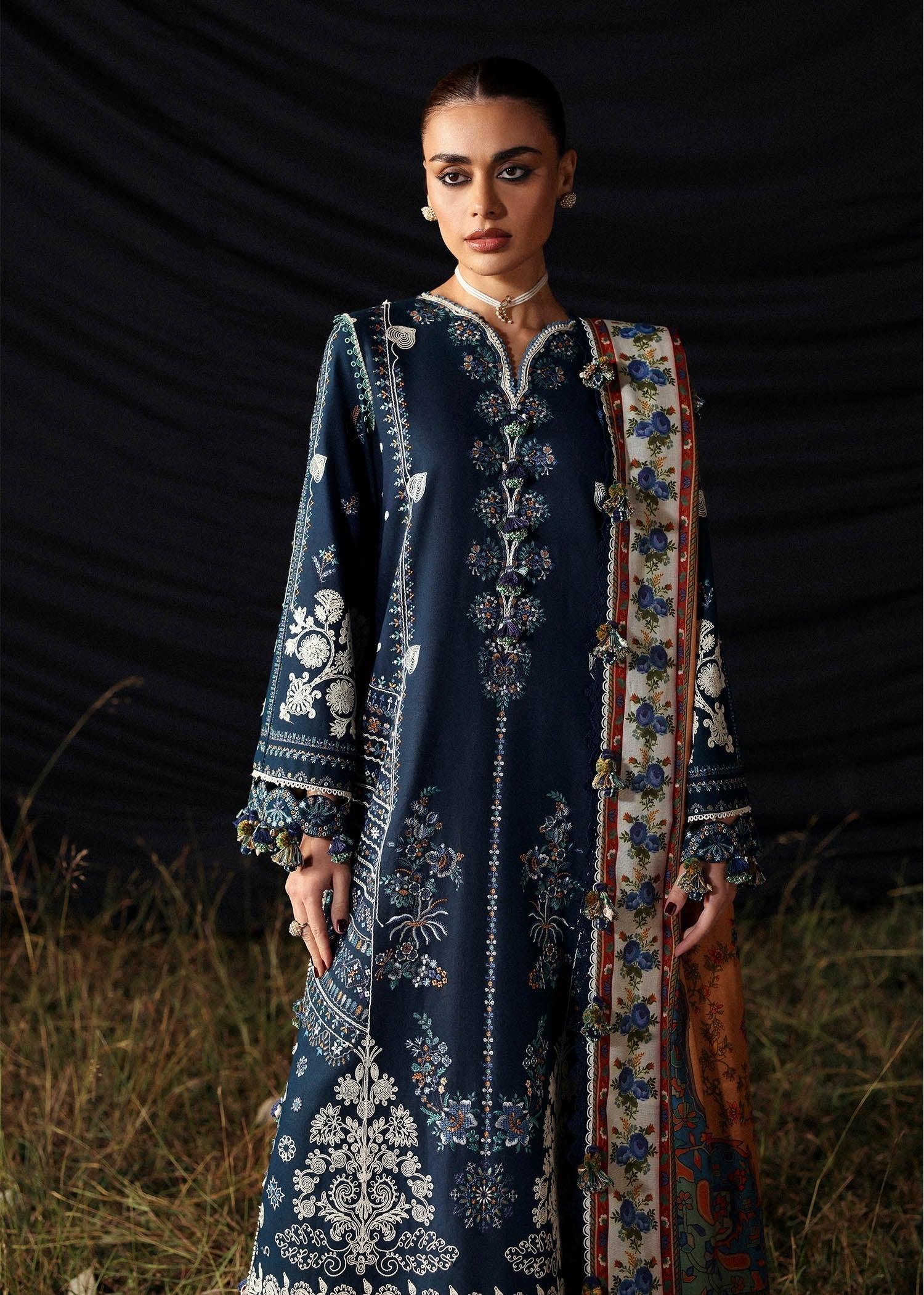Hussain Rehar | Khaddar 25 | Chashm-e-Bahr - Aqsa Fabrics