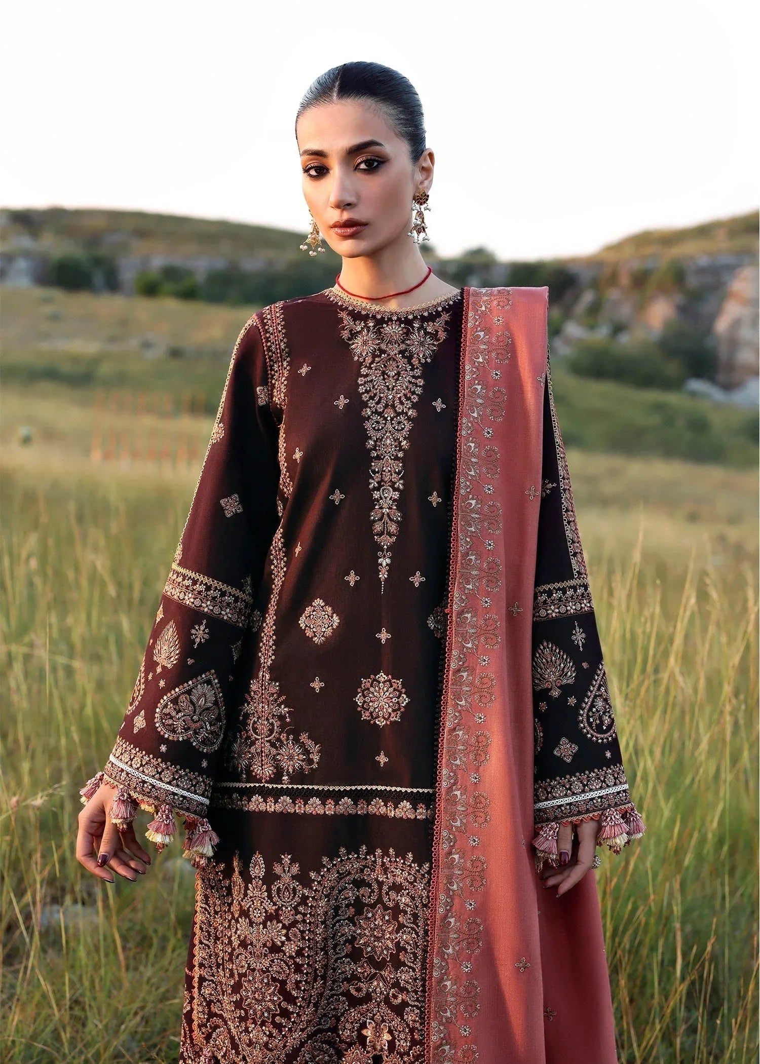 Hussain Rehar | Khaddar 25 | Nazneen - Aqsa Fabrics