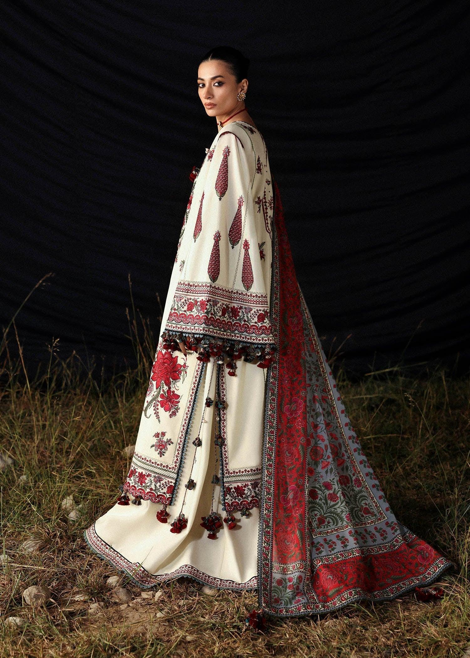 Hussain Rehar | Khaddar 25 | Gulban - Aqsa Fabrics